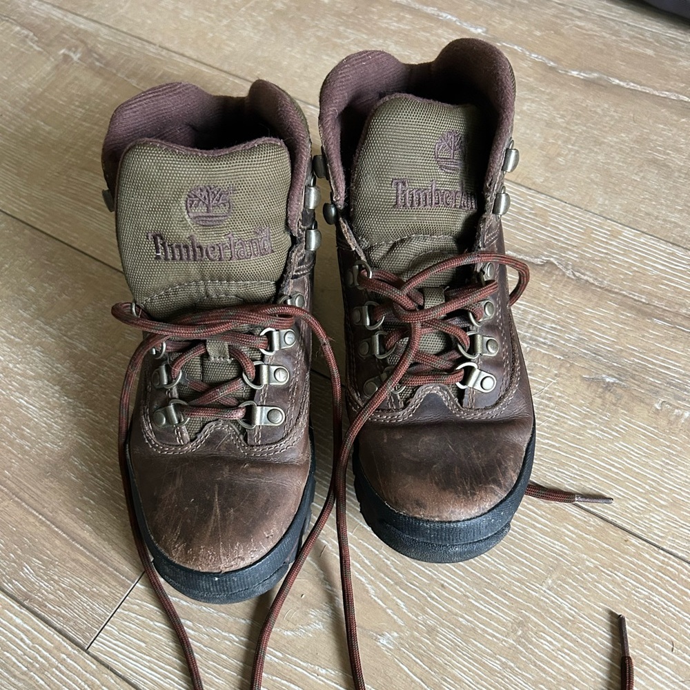 Timberland Brown Hiking Boots - Picture 2 of 14